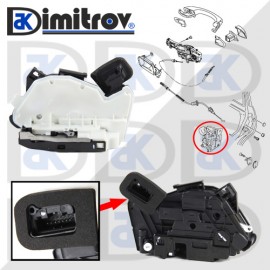 Брава задна лява врата VW Golf Jetta Polo